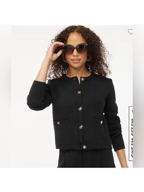 NWT J.Crew Factory | Lady cardigan jacket | Black | Size M
